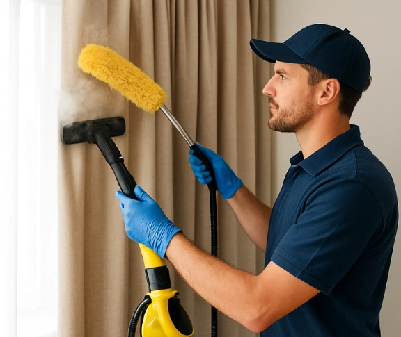 Trusted residential curtain cleaning technician Matty Curtain Cleaning leumeah-nsw QLD