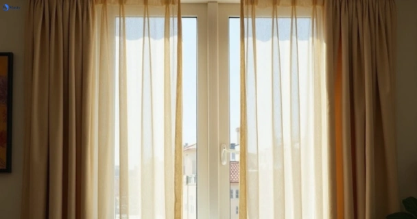Dull dusty drapes in leumeah-nsw before professional cleaning